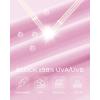 imageBoladeci Mens UPF 50 Sun Shirts 14 Zip Long Sleeve SPF UV Protection Lightweight Quick Dry Quarter Zip Golf ShirtsLight Pink