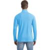 imageBoladeci Mens UPF 50 Sun Shirts 14 Zip Long Sleeve SPF UV Protection Lightweight Quick Dry Quarter Zip Golf ShirtsWater Blue
