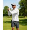 imageBoladeci Mens UPF 50 Sun Shirts 14 Zip Long Sleeve SPF UV Protection Lightweight Quick Dry Quarter Zip Golf ShirtsWhite