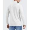 imageBoladeci Mens UPF 50 Sun Shirts 14 Zip Long Sleeve SPF UV Protection Lightweight Quick Dry Quarter Zip Golf ShirtsWhite