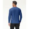 imageBoladeci Mens UPF 80 Sun Shirts Long Sleeve Lightweight UV Protection SPF Shirts Rash Guard Swim TShirtsBlue Gray