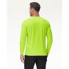 imageBoladeci Mens UPF 80 Sun Shirts Long Sleeve Lightweight UV Protection SPF Shirts Rash Guard Swim TShirtsFluorescent Green