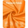 imageBoladeci Mens UPF 80 Sun Shirts Long Sleeve Lightweight UV Protection SPF Shirts Rash Guard Swim TShirtsOrange