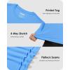imageBoladeci Mens UPF 80 Sun Shirts Long Sleeve Lightweight UV Protection SPF Shirts Rash Guard Swim TShirtsSky Blue
