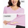imageBoladeci Womens Swim Shirts Long Sleeve V Neck UPF 50 Sun Protection Quick Dry Rash Guard Workout TopsLight Pink