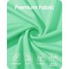 imageBoladeci Womens Swim Shirts Long Sleeve V Neck UPF 50 Sun Protection Quick Dry Rash Guard Workout TopsMint Green