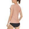 imageBoladeci Womens UPF 50 Sun Shirts UV Protection Short Sleeve Rash Guard Quick Dry Swim Hiking Tshirts Athletic Workout TopsApricot
