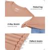 imageBoladeci Womens UPF 50 Sun Shirts UV Protection Short Sleeve Rash Guard Quick Dry Swim Hiking Tshirts Athletic Workout TopsApricot