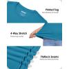 imageBoladeci Womens UPF 50 Sun Shirts UV Protection Short Sleeve Rash Guard Quick Dry Swim Hiking Tshirts Athletic Workout TopsBlue Green