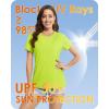 imageBoladeci Womens UPF 50 Sun Shirts UV Protection Short Sleeve Rash Guard Quick Dry Swim Hiking Tshirts Athletic Workout TopsGreen