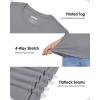 imageBoladeci Womens UPF 50 Sun Shirts UV Protection Short Sleeve Rash Guard Quick Dry Swim Hiking Tshirts Athletic Workout TopsLight Gray