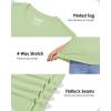 imageBoladeci Womens UPF 50 Sun Shirts UV Protection Short Sleeve Rash Guard Quick Dry Swim Hiking Tshirts Athletic Workout TopsLight Green