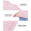 imageBoladeci Womens UPF 50 Sun Shirts UV Protection Short Sleeve Rash Guard Quick Dry Swim Hiking Tshirts Athletic Workout TopsLight Pink