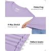 imageBoladeci Womens UPF 50 Sun Shirts UV Protection Short Sleeve Rash Guard Quick Dry Swim Hiking Tshirts Athletic Workout TopsLight Purple