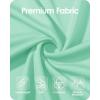 imageBoladeci Womens UPF 50 Sun Shirts UV Protection Short Sleeve Rash Guard Quick Dry Swim Hiking Tshirts Athletic Workout TopsMint Green