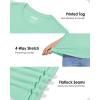 imageBoladeci Womens UPF 50 Sun Shirts UV Protection Short Sleeve Rash Guard Quick Dry Swim Hiking Tshirts Athletic Workout TopsMint Green
