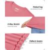 imageBoladeci Womens UPF 50 Sun Shirts UV Protection Short Sleeve Rash Guard Quick Dry Swim Hiking Tshirts Athletic Workout TopsRose Red