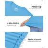 imageBoladeci Womens UPF 50 Sun Shirts UV Protection Short Sleeve Rash Guard Quick Dry Swim Hiking Tshirts Athletic Workout TopsWater Blue