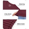 imageBoladeci Womens UPF 50 Sun Shirts UV Protection Short Sleeve Rash Guard Quick Dry Swim Hiking Tshirts Athletic Workout TopsWine Red