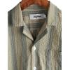 imageVATPAVE Boys Button Down Shirt Short Sleeve Casual Hawaiian Shirt Cuban Collar Summer Shirts with PocketKhaki Brown