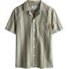 imageVATPAVE Boys Button Down Shirt Short Sleeve Casual Hawaiian Shirt Cuban Collar Summer Shirts with PocketKhaki Brown