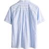 imageVATPAVE Boys Button Down Shirt Short Sleeve Casual Hawaiian Shirt Cuban Collar Summer Shirts with PocketLight Blue