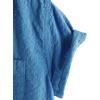 imageVATPAVE Boys Button Down Shirt Short Sleeve Casual Hawaiian Shirt Cuban Collar Summer Shirts with PocketPure Aquablue