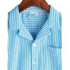 imageVATPAVE Boys Button Down Shirt Short Sleeve Casual Hawaiian Shirt Cuban Collar Summer Shirts with PocketSky Blue