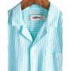 imageVATPAVE Boys Button Down Shirt Short Sleeve Casual Hawaiian Shirt Cuban Collar Summer Shirts with PocketWater Green