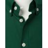 imageVATPAVE Boys Dress Shirts Long Sleeve Button Down Shirts Formal Uniform Solid Oxford ShirtBlack Green