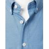 imageVATPAVE Boys Dress Shirts Long Sleeve Button Down Shirts Formal Uniform Solid Oxford ShirtBlue