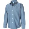 imageVATPAVE Boys Dress Shirts Long Sleeve Button Down Shirts Formal Uniform Solid Oxford ShirtDark Blue