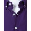 imageVATPAVE Boys Dress Shirts Long Sleeve Button Down Shirts Formal Uniform Solid Oxford ShirtDark Purple