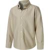 imageVATPAVE Boys Dress Shirts Long Sleeve Button Down Shirts Formal Uniform Solid Oxford ShirtKhaki