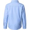 imageVATPAVE Boys Dress Shirts Long Sleeve Button Down Shirts Formal Uniform Solid Oxford ShirtLightblue