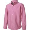 imageVATPAVE Boys Dress Shirts Long Sleeve Button Down Shirts Formal Uniform Solid Oxford ShirtRed