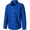 imageVATPAVE Boys Dress Shirts Long Sleeve Button Down Shirts Formal Uniform Solid Oxford ShirtRoyalblue