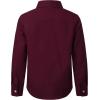 imageVATPAVE Boys Dress Shirts Long Sleeve Button Down Shirts Formal Uniform Solid Oxford ShirtWinered
