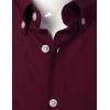 imageVATPAVE Boys Dress Shirts Long Sleeve Button Down Shirts Formal Uniform Solid Oxford ShirtWinered