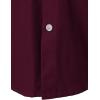 imageVATPAVE Boys Dress Shirts Long Sleeve Button Down Shirts Formal Uniform Solid Oxford ShirtWinered