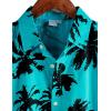 imageVATPAVE Boys Hawaiian Shirt Short Sleeve Button Down Shirt Summer Beach Shirts for Kids 614 YearsAquablue