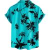 imageVATPAVE Boys Hawaiian Shirt Short Sleeve Button Down Shirt Summer Beach Shirts for Kids 614 YearsAquablue