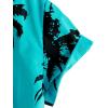 imageVATPAVE Boys Hawaiian Shirt Short Sleeve Button Down Shirt Summer Beach Shirts for Kids 614 YearsAquablue
