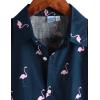 imageVATPAVE Boys Hawaiian Shirt Short Sleeve Button Down Shirt Summer Beach Shirts for Kids 614 YearsNavy