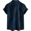 imageVATPAVE Boys Hawaiian Shirt Short Sleeve Button Down Shirt Summer Beach Shirts for Kids 614 YearsNavy Black