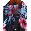 imageVATPAVE Boys Hawaiian Shirt Short Sleeve Button Down Shirt Summer Beach Shirts for Kids 614 YearsNavy Pink
