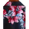 imageVATPAVE Boys Hawaiian Shirt Short Sleeve Button Down Shirt Summer Beach Shirts for Kids 614 YearsNavy Pink