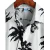 imageVATPAVE Boys Hawaiian Shirt Short Sleeve Button Down Shirt Summer Beach Shirts for Kids 614 YearsWhite Black