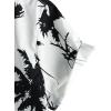 imageVATPAVE Boys Hawaiian Shirt Short Sleeve Button Down Shirt Summer Beach Shirts for Kids 614 YearsWhite Black
