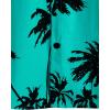 imageVATPAVE Mens 100 Cotton Hawaiian Shirts Floral Short Sleeve Button Down Shirts Summer Beach ShirtsAquablue Coconut Tree
